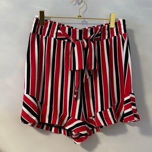 Express ruffle shorts size small brand new